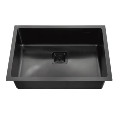PILETA COCINA 304 ESSENTIA 660 NEGRA (65X45X20) MI PILETA - comprar online