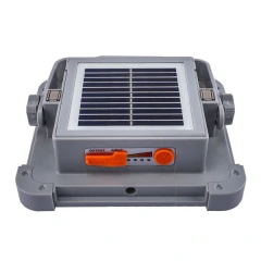 REFLECTOR LUZ PORTATIL CON CARGA SOLAR Y USB ETHEOS - comprar online