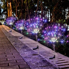 ESTACA SOLAR LED FUEGOS ARTIFICIALES EL SETX2 ETHEOS - comprar online