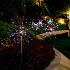 Imagen de ESTACA SOLAR LED FUEGOS ARTIFICIALES EL SETX2 ETHEOS