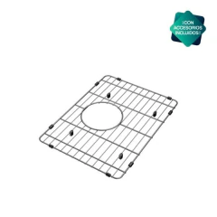 PILETA COCINA 304 SIGNATURE ENKEL 55 GUN BLACK NANO PVD ACC INCL JOHNSON - comprar online
