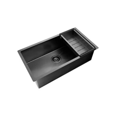 PILETA COCINA 304 SIGNATURE ENKEL 75 GUN BLACK NANO PVD ACC INCL JOHNSON - TUCAT, Electricidad - Iluminación
