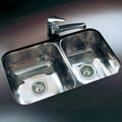 PILETA COCINA DOBLE 304 R 63 (63X37X15) JOHNSON - comprar online