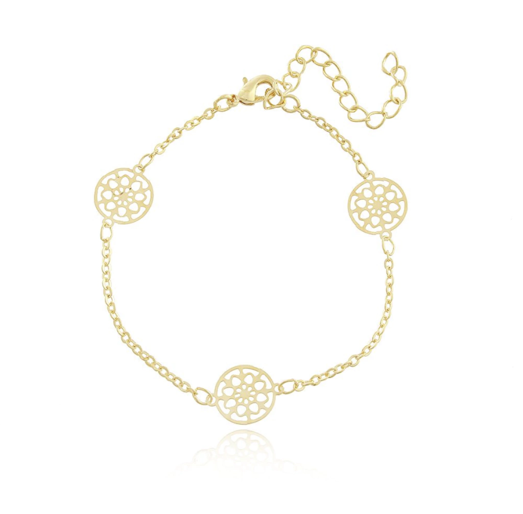 Pulseira Lisa Flores