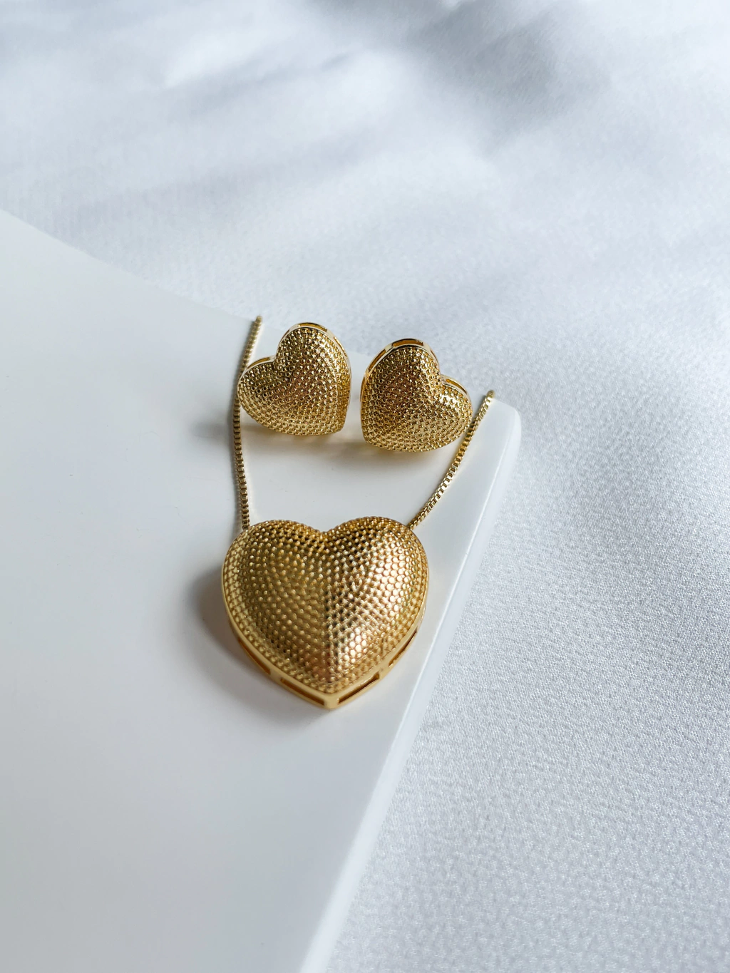 Conjunto Coração Robusto Detalhes