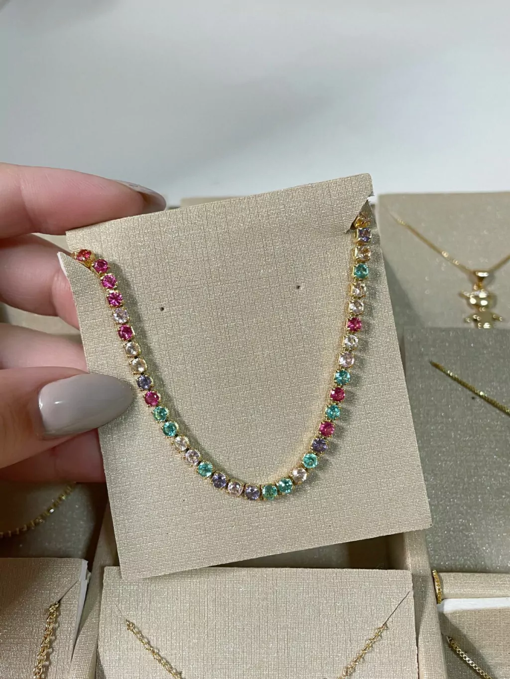 Colar Choker Riviera Colorida
