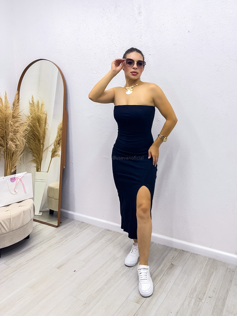 Vestido Sofie sem alça