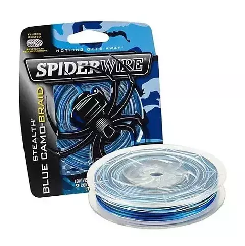 Multifilamento Spider Wire Stealth 20 lb Blue Camo 125 Yd Usa