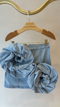 Imagem do Saia Jeans Flor