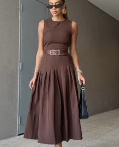 Vestido plissado - comprar online