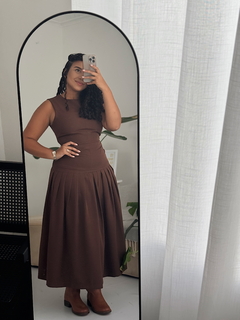 Imagem do Vestido plissado