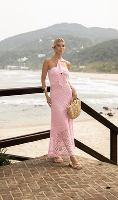 Vestido Tricô flor - comprar online