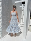 Vestido mídi laise bordado