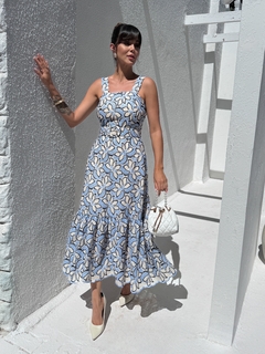 Vestido mídi laise bordado na internet