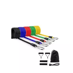 Kit Elásticos 11 Peças para Atividades Físicas