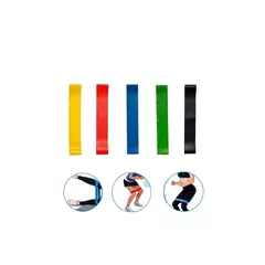 Kit 5 Mini Band Elástico para Treino - comprar online