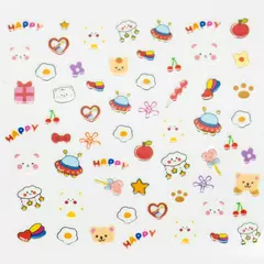 Kit Menina Infantil Pulseira Anel Adesivos - comprar online