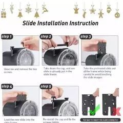 Projetor Natal Led Natalino 12 Cartão Desenhos Laser Espeto - comprar online