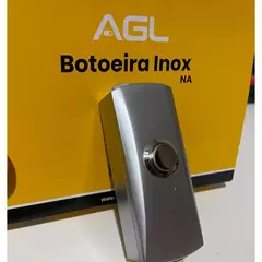 Botoeira Sobrepor Inox Contato Seco N.A. Tipo campainha - comprar online