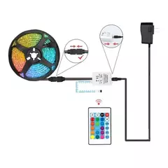 Fita Led Rolo com 5MT 2835 Controle Remoto e Fonte - comprar online