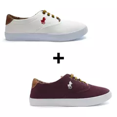 Kit 2 Sapatênis Masculino Polo Casual - comprar online