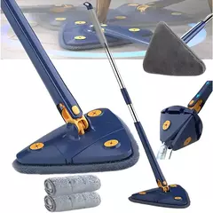 Esfregão Triangulo Mop De Limpeza Ajustável Premium - comprar online