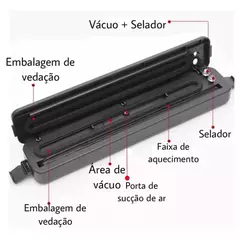 Máquina Seladora A Vácuo Portátil Embaladora De Alimentos - comprar online