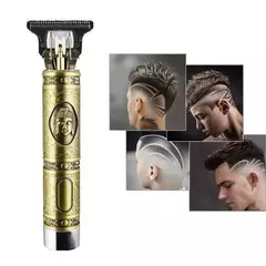 Máquina de cortar cabelo barbeiro profissional dragão elétrica bateria recarregável