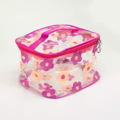 Bolsa Nécessaire Transparente Florido - comprar online