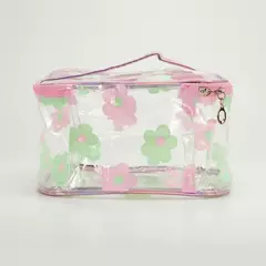Bolsa Nécessaire Transparente Florido - comprar online