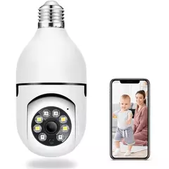 Câmera Lâmpada de Segurança WiFi 1080P Infra - comprar online