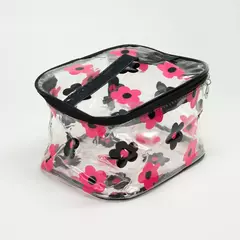Bolsa Nécessaire Transparente Florido - comprar online