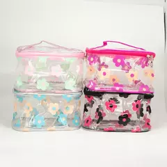 Bolsa Nécessaire Transparente Florido