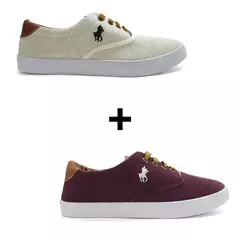 Kit 2 Sapatênis Masculino Polo Casual - comprar online
