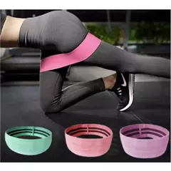 Kit 3 Faixas Elásticas Hip Mini Band para Exercícios