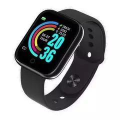 Relógio Smartwatch Android e IOS Inteligente Bluetooth Preto - comprar online
