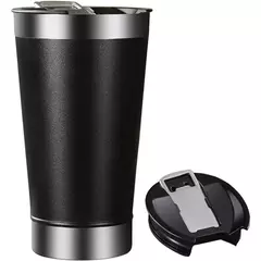 Copo Térmico Aço Inox Isolamento com tampa e abridor 473ml - comprar online