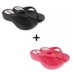 KIt 2 Sandália Plataforma Feminina Podlinda - comprar online