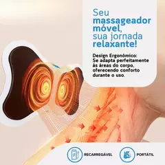 Kit Massageador e Tapete Elétrico Portátil Alivio Das Dores - comprar online