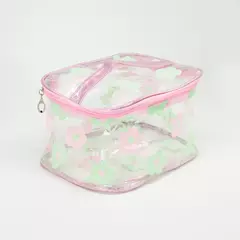 Bolsa Nécessaire Transparente Florido - comprar online