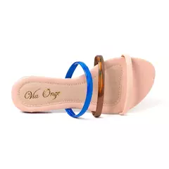Sandália Rasteira Multicolor - comprar online