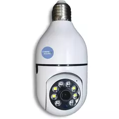 Câmera Lâmpada de Segurança WiFi 1080P Infra - comprar online