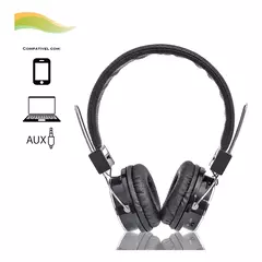 Fone Ouvido Sem Fio Bluetooth 4.1 Celular Micro Sd Fm P2 Dob - comprar online