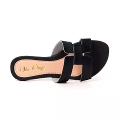 Sandália Rasteira H Napa Preto - comprar online
