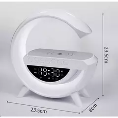 G-speaker Smart Station - Luminária Bluetooth Inteligente Estilo Quente RGB Luz Carregador Sem Fio Alarme Relógio Lâmpada De Mesa - comprar online