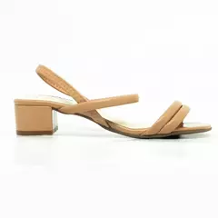 Sandália Feminina Moleca Elástica Salto Quadrado - comprar online