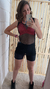 Regata com capuz Tela - Essência moda fitness