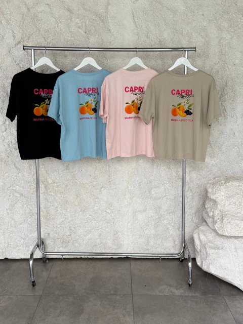 CH1147 - Remera Oversize Nikki "Capri" en internet