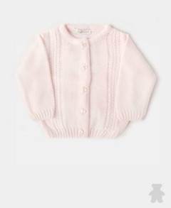 OLM - Saquito bebe trencitas rosa
