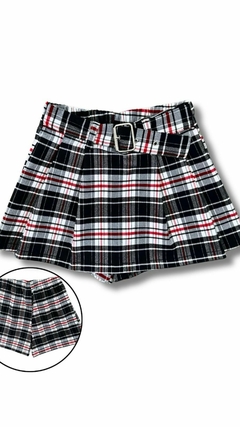 FUI - Pollera pantalon a cuadros - comprar online